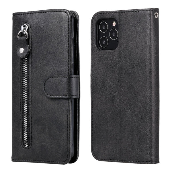 Fashion Calf Texture Zipper Horizontal Flip Leather Case with Stand & Card Slots & Wallet Function, For iPhone 12 mini, For iPhone 12 Pro Max, For Xiaomi Redmi 9C, For Xiaomi Redmi 9A