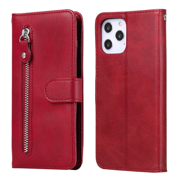 Fashion Calf Texture Zipper Horizontal Flip Leather Case with Stand & Card Slots & Wallet Function, For iPhone 12 mini, For iPhone 12 Pro Max, For Xiaomi Redmi 9C, For Xiaomi Redmi 9A