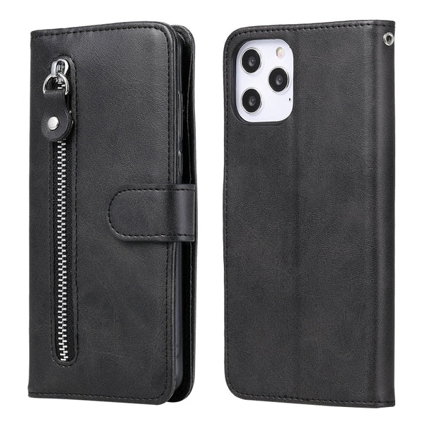 Fashion Calf Texture Zipper Horizontal Flip Leather Case with Stand & Card Slots & Wallet Function, For iPhone 12 mini, For iPhone 12 Pro Max, For Xiaomi Redmi 9C, For Xiaomi Redmi 9A