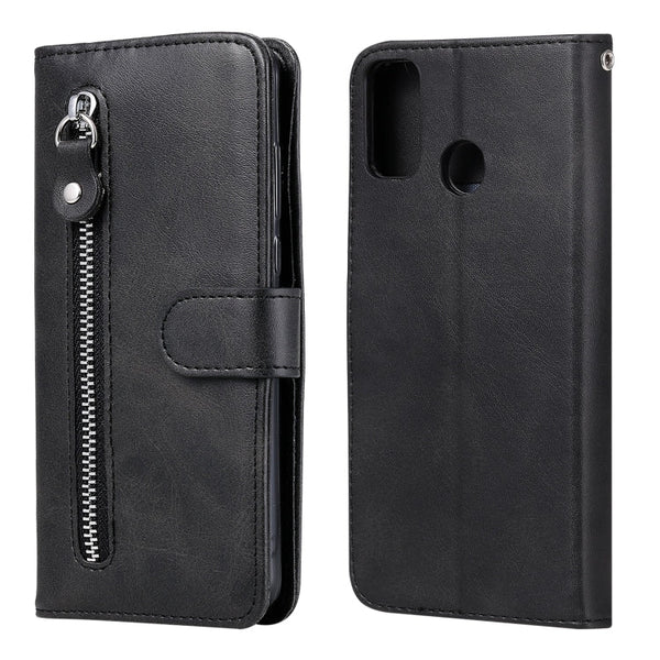 Fashion Calf Texture Zipper Horizontal Flip Leather Case with Stand & Card Slots & Wallet Function, For Samsung Galaxy Note20 Ultra, For Samsung Galaxy Note20, For Huawei Honor 9X Lite