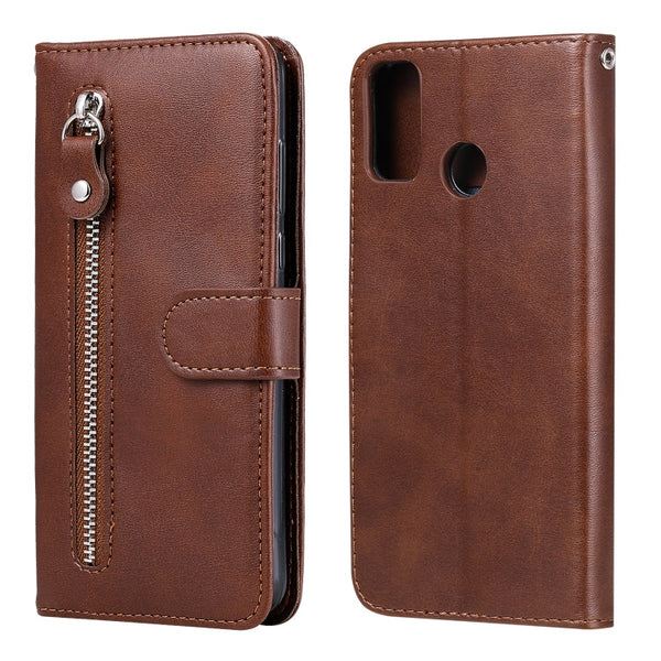 Fashion Calf Texture Zipper Horizontal Flip Leather Case with Stand & Card Slots & Wallet Function, For Samsung Galaxy Note20 Ultra, For Samsung Galaxy Note20, For Huawei Honor 9X Lite