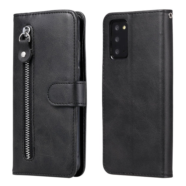 Fashion Calf Texture Zipper Horizontal Flip Leather Case with Stand & Card Slots & Wallet Function, For Samsung Galaxy Note20 Ultra, For Samsung Galaxy Note20, For Huawei Honor 9X Lite