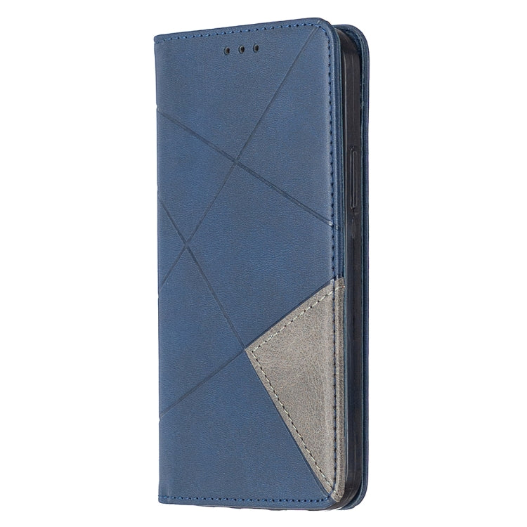Rhombus Texture Horizontal Flip Magnetic Leather Case with Holder & Card Slots, For Xiaomi Redmi 9A, For Xiaomi Redmi 9C, For iPhone 12 mini, For iPhone 12 / 12 Pro