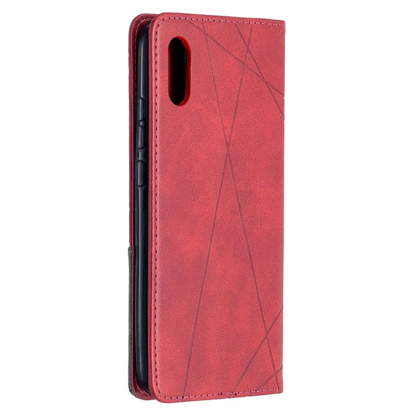 Rhombus Texture Horizontal Flip Magnetic Leather Case with Holder & Card Slots, For Xiaomi Redmi 9A, For Xiaomi Redmi 9C, For iPhone 12 mini, For iPhone 12 / 12 Pro