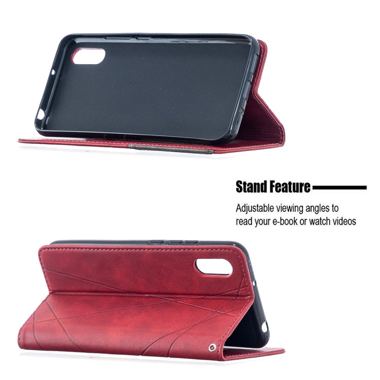 Rhombus Texture Horizontal Flip Magnetic Leather Case with Holder & Card Slots, For Xiaomi Redmi 9A, For Xiaomi Redmi 9C, For iPhone 12 mini, For iPhone 12 / 12 Pro