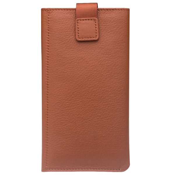 QIALINO Nappa Texture Top-grain Leather Horizontal Flip Wallet Case with Card Slots