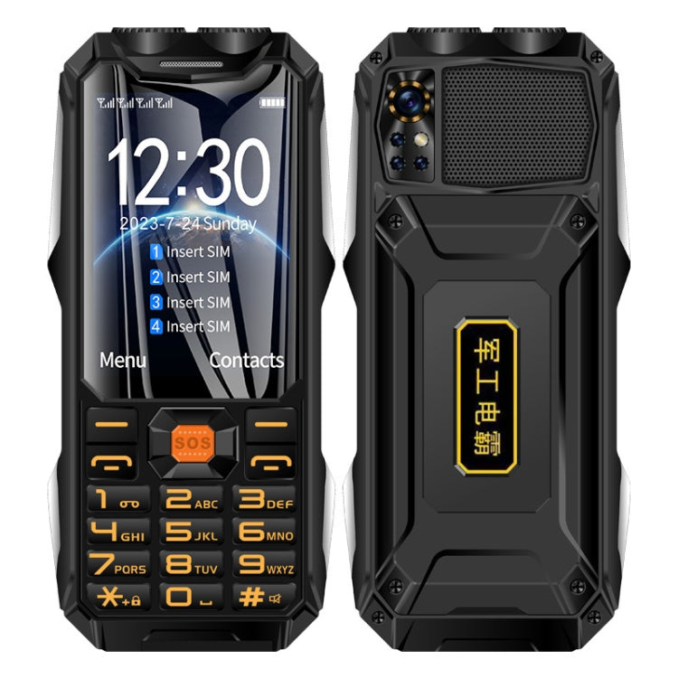 Q9-1 4G Elder Keypad Rugged Phone, 3.5 inch, 4500mAh, 21 Keys, SOS, FM, Network: 4G, Dual SIM