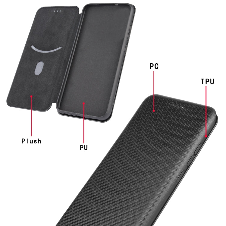 Carbon Fiber Texture Magnetic Horizontal Flip TPU + PC + PU Leather Case with Card Slot, For iPhone 11 Pro, For iPhone 6 / 6s, For iPhone 6 Plus / 6s Plus, For iPhone 11 Pro Max