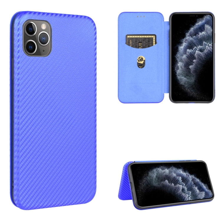 Carbon Fiber Texture Magnetic Horizontal Flip TPU + PC + PU Leather Case with Card Slot, For iPhone 11 Pro, For iPhone 6 / 6s, For iPhone 6 Plus / 6s Plus, For iPhone 11 Pro Max