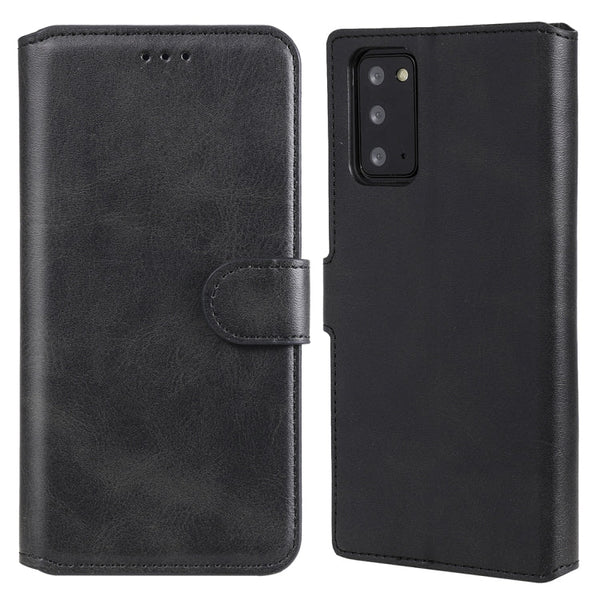 Classic Calf Texture PU + TPU Horizontal Flip Leather Case, with Holder & Card Slots & Wallet, For Xiaomi Redmi 9C, For Xiaomi Redmi 9A, For Huawei Honor 9X Lite, For Samsung Galaxy Note 20