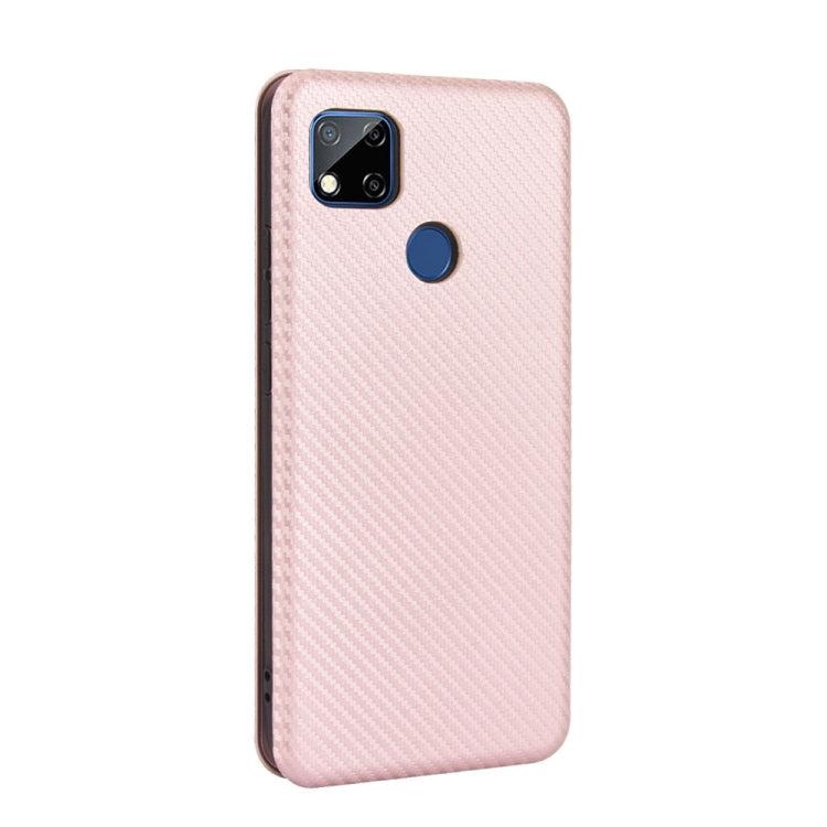 Carbon Fiber Texture Magnetic Horizontal Flip TPU + PC + PU Leather Case with Card Slot, For Xiaomi Redmi 9C, For Xiaomi Redmi 8A, For Xiaomi Redmi 8, For Xiaomi Redmi 9