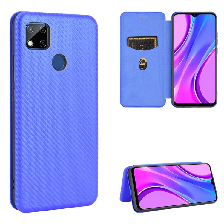Carbon Fiber Texture Magnetic Horizontal Flip TPU + PC + PU Leather Case with Card Slot, For Xiaomi Redmi 9C, For Xiaomi Redmi 8A, For Xiaomi Redmi 8, For Xiaomi Redmi 9
