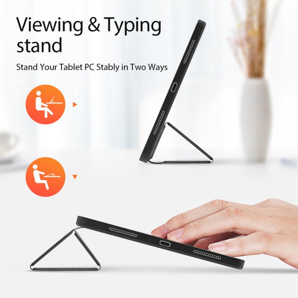 DUX DUCIS Domo Series Horizontal Flip Magnetic TPU + PU Leather Case with Three-folding Holder & Pen Slot & Sleep / Wake-up Function