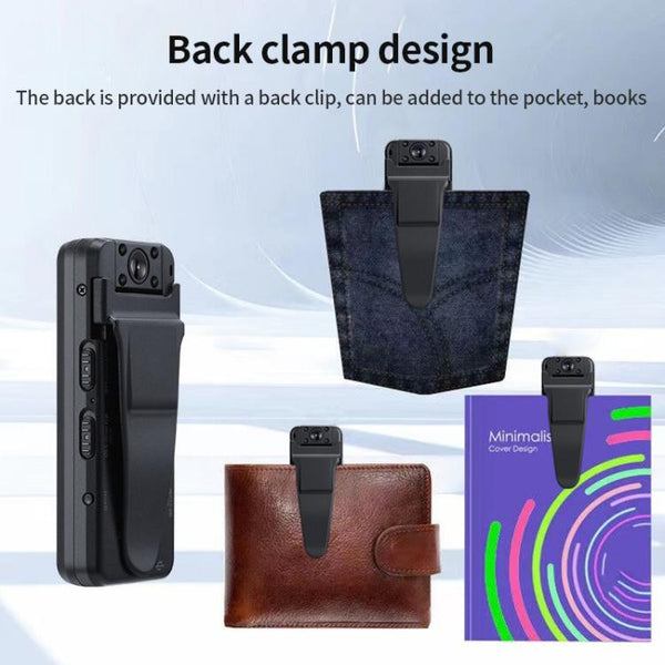 Z7 1080P HD Night Vision Magnetic Video Recorder with Back Clip