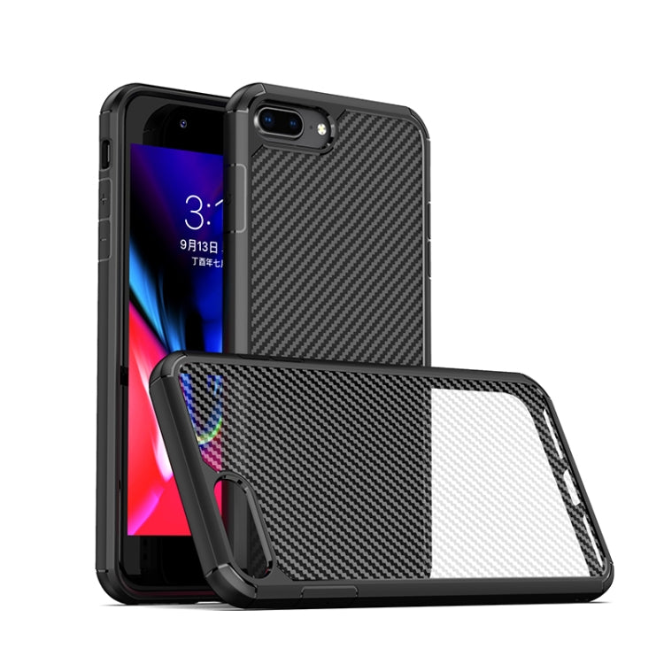 iPAKY Pioneer Series Carbon Fiber Texture Shockproof TPU + PC Case, For iPhone 8 Plus / 7 Plus, For iPhone 11 Pro, For iPhone 11 Pro Max, For iPhone 12 / 12 Pro, For iPhone 12 Pro Max