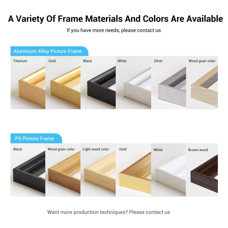 Child Drawing Decorative Painting with Aluminum Alloy Frame Print On Your Demand, 15x20cm, 20x20cm, 30x30cm, 40x40cm, 50x50cm, 60x60cm, 70x70cm, 80x80cm, 90x90cm