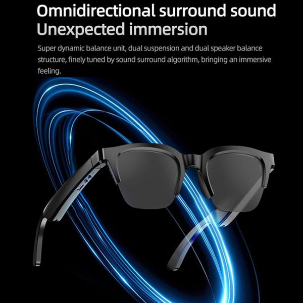 E60 ENC Noise Reduction Smart Audio Bluetooth Glasses