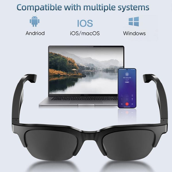 E60 ENC Noise Reduction Smart Audio Bluetooth Glasses