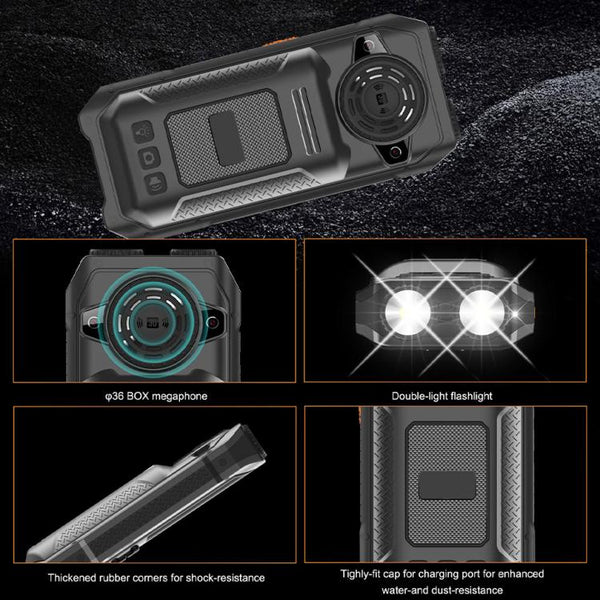 UNIWA M6000 Big Speaker Keypad Phone, 2.4 inch, Dual Flashlights, 21 Keys, SOS, FM, 4 SIM, GSM, EU Plug, US Plug, UK Plug, AU Plug