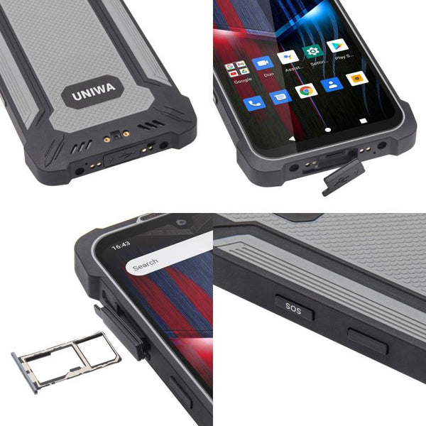 UNIWA P551 Handheld PDA Rugged Phone, 4GB+64GB, 5.5 inch Android 11 Mediatek MT6765 Helio P35 Octa Core, Network: 4G, EU Plug, US Plug, UK Plug, AU Plug