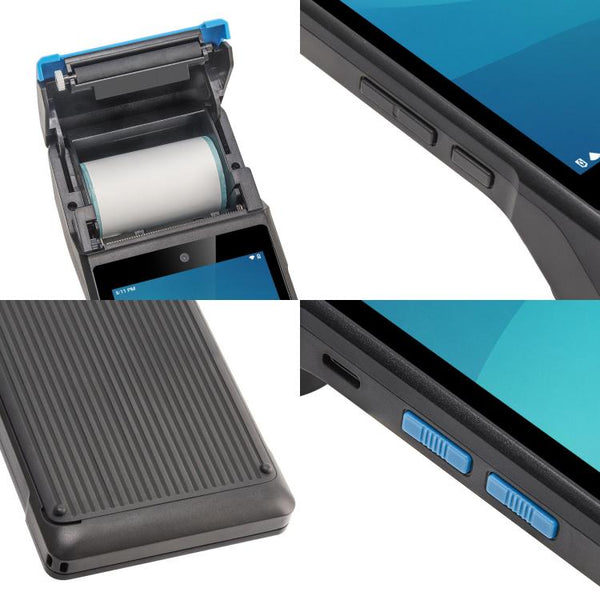 UNIWA V6P Thermal Label Printer Handheld PDA, 2GB+16GB, 5.45 inch Android 12 Mediatek MT6761 Quad Core, NFC, Network: 4G, EU Plug, US Plug, UK Plug, AU Plug