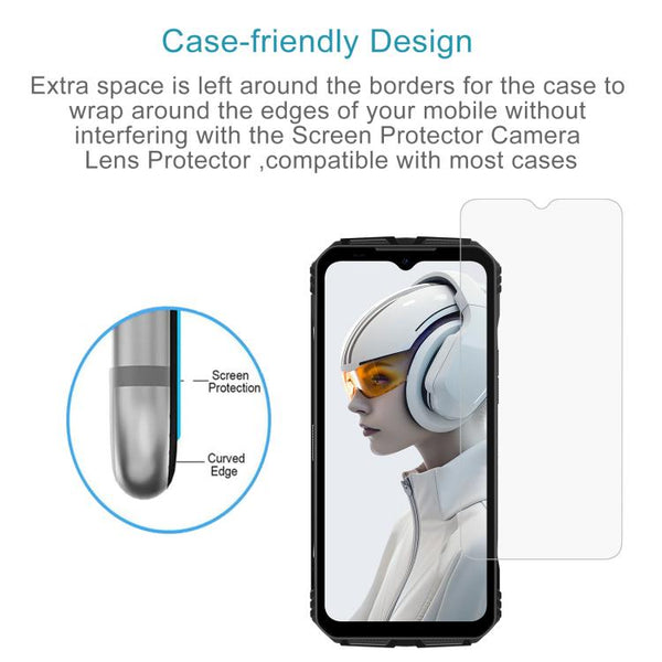 0.26mm 9H 2.5D Tempered Glass Film, For DOOGEE V Max Plus