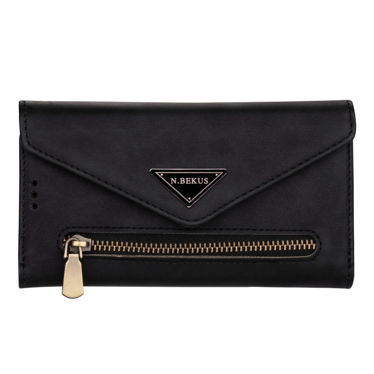 Skin Feel Zipper Horizontal Flip Leather Case with Holder & Card Slots & Photo Frame & Lanyard & Long Rope, For iPhone 6, For iPhone 6 Plus, For iPhone 7 / 8 / SE (2020), For iPhone 7 Plus / 8 Plus