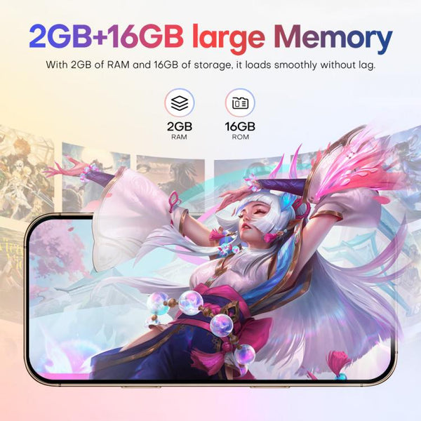 A88 / i16 Pro Max, 2GB+16GB, 6.6 inch Android 8.1 MTK6580A Quad Core, OTG, Network: 3G, Dual SIM, EU Plug, US Plug, UK Plug, AU Plug