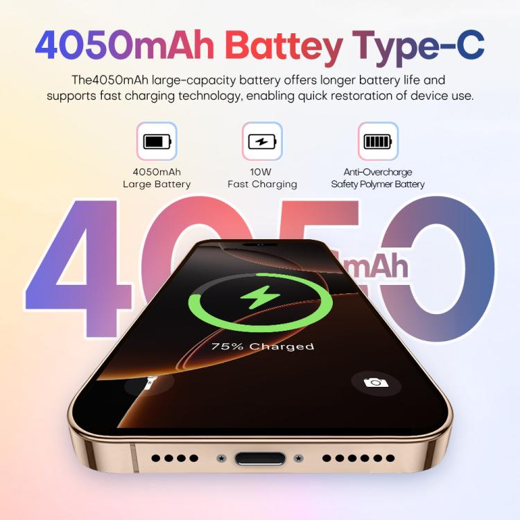 A88A / i16 Pro Max, 6GB+64GB, 6.6 inch Android 12 MTK6762 Helio G25 Octa Core, NFC, OTG, Network: 4G, Dual SIM