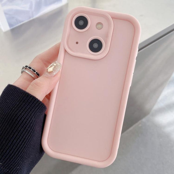 Shockproof Frame Frosted Precise Hole TPU Phone Case