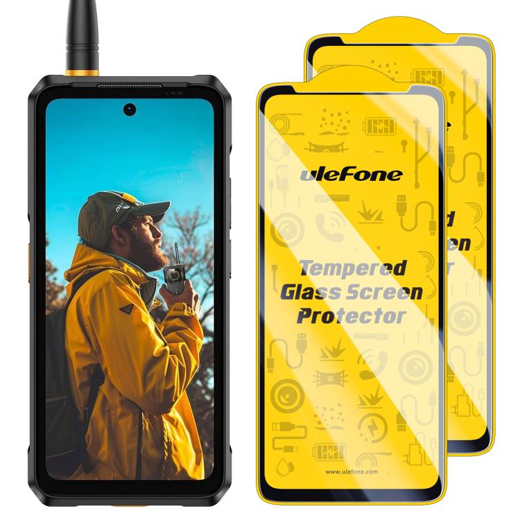 2pcs / Pack Ulefone 9H HD Anti Fingerprint Tempered Glass Screen Protector