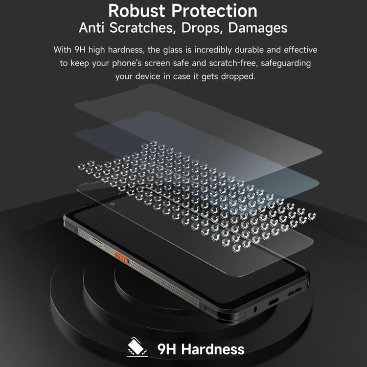 2pcs / Pack Ulefone 9H HD Anti Fingerprint Tempered Glass Screen Protector