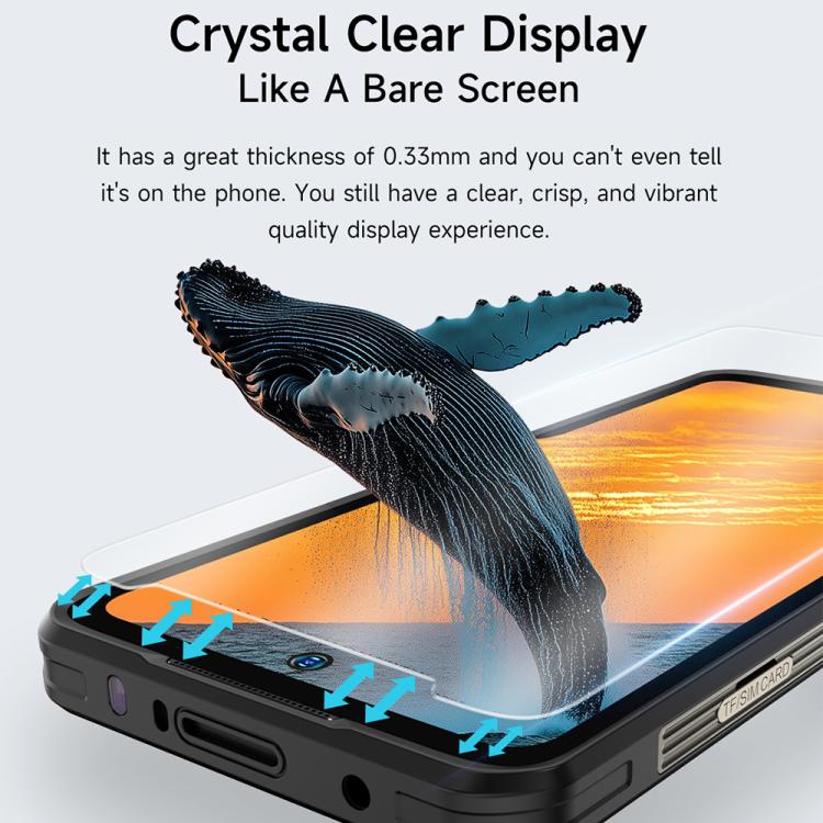 2pcs / Pack Ulefone 9H HD Anti Fingerprint Tempered Glass Screen Protector