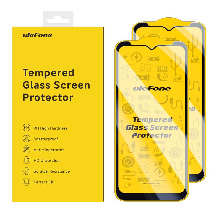 2pcs / Pack Ulefone 9H HD Anti Fingerprint Tempered Glass Screen Protector