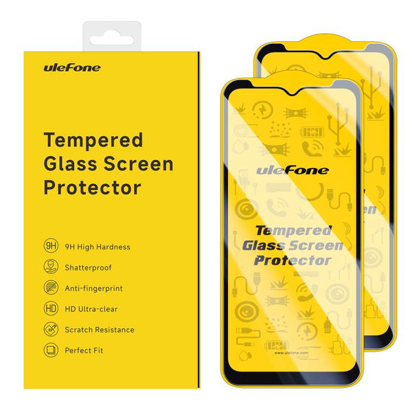 2pcs / Pack Ulefone 9H HD Anti Fingerprint Tempered Glass Screen Protector