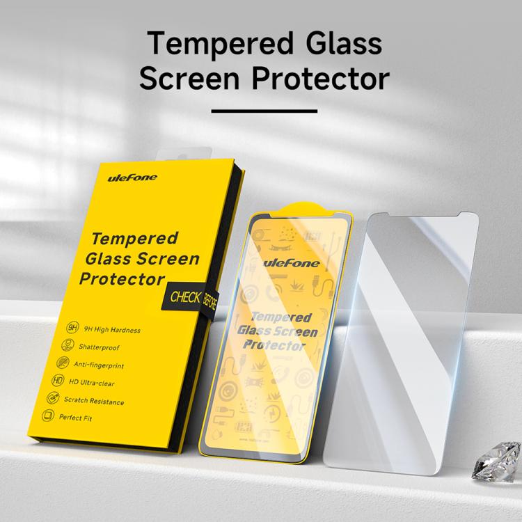 2pcs / Pack Ulefone 9H HD Anti Fingerprint Tempered Glass Screen Protector