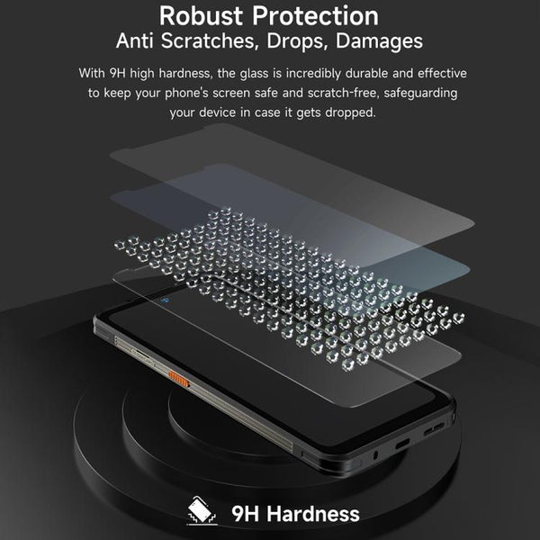 2pcs / Pack Ulefone 9H HD Anti Fingerprint Tempered Glass Screen Protector
