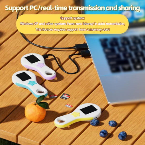 2 inch IPS Screen Children Handheld Digital Microscope 500X Magnification