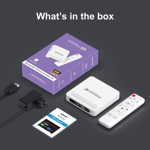 H96 Max H618 Plus Android 14.0 Smart TV Box, Allwinner H618 Quad-core ARM Cortex-A53