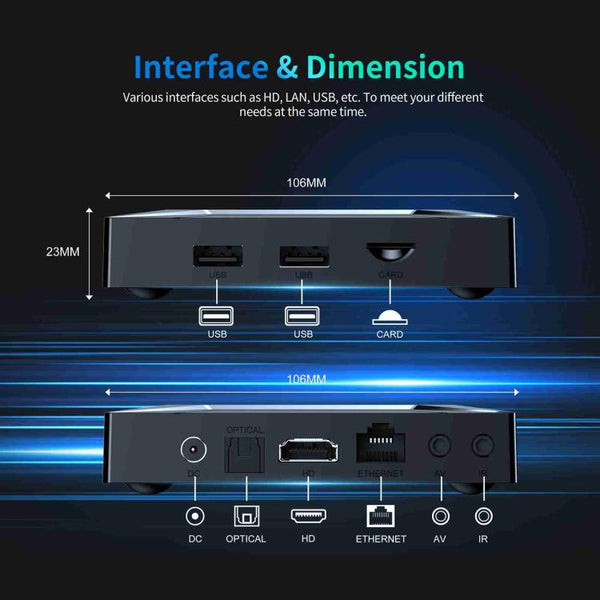 X96 M200 YB951 Android 14.0 Smart TV Box, Amlogic S905X5M Quad-core ARM Cortex A55