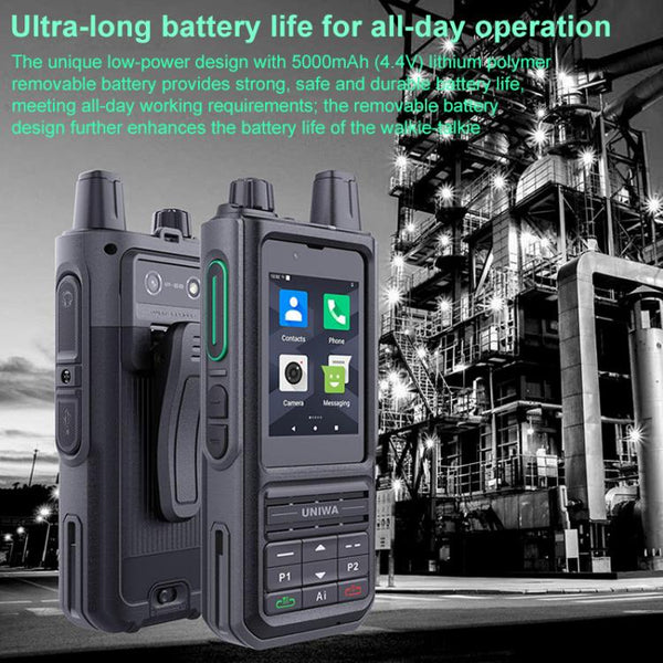 UNIWA NR120 PoC Walkie-Talkie Rugged Phone, 3GB+32GB, 2.4 inch Android 13 Unisoc T158 Octa Core, Network: 5G, NFC, SOS
