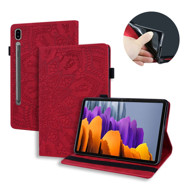 Calf Texture Embossed Horizontal Flip Leather Case with Holder & Card Slots & Photo Frame, For iPad Air 11 2024 / Air 2022 / 2020 10.9, For Samsung Galaxy Tab A7 10.4 (2020), For Samsung Galaxy Tab S8 / Galaxy Tab S7������������������������������������...
