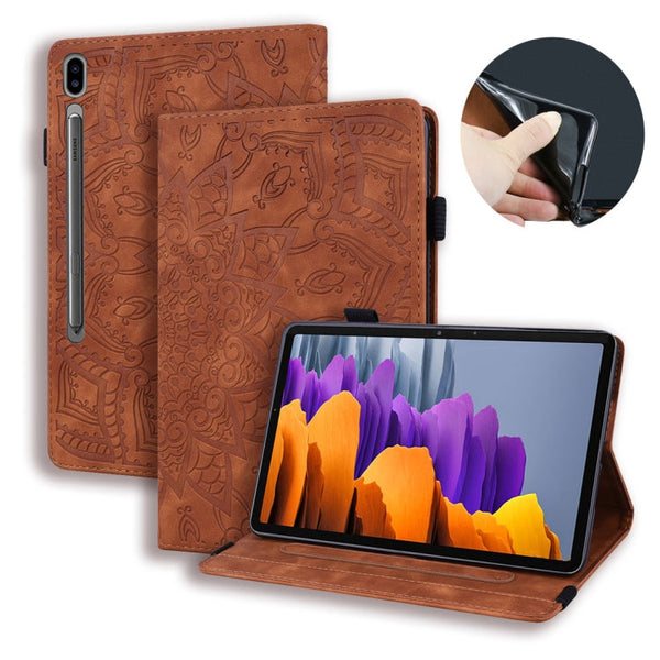 Calf Texture Embossed Horizontal Flip Leather Case with Holder & Card Slots & Photo Frame, For iPad Air 11 2024 / Air 2022 / 2020 10.9, For Samsung Galaxy Tab A7 10.4 (2020), For Samsung Galaxy Tab S8 / Galaxy Tab S7������������������������������������...