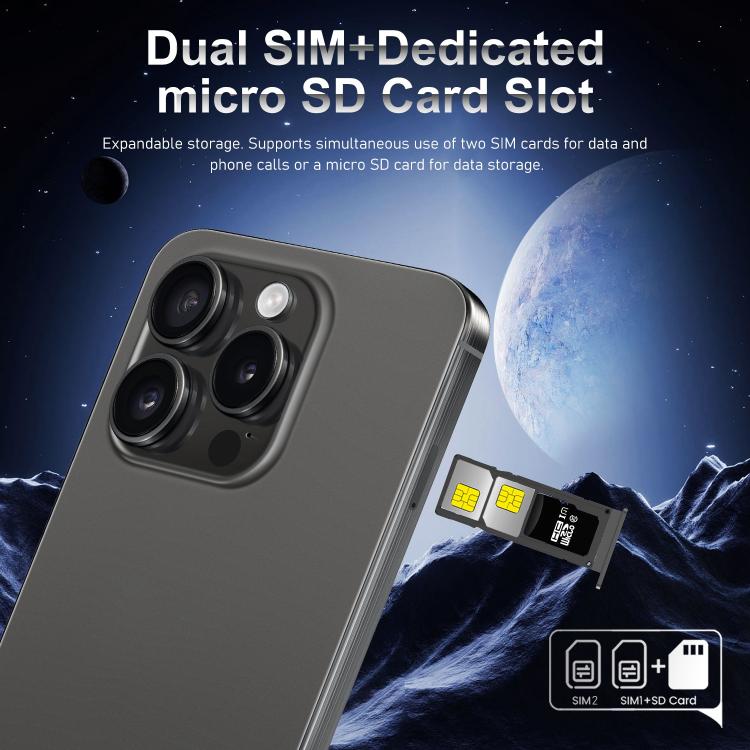 I16 Pro Max / VD1, 3GB+32GB, 6.8 inch Android 10 MTK6753 Octa Core, Network: 4G, Dual SIM, AU Plug