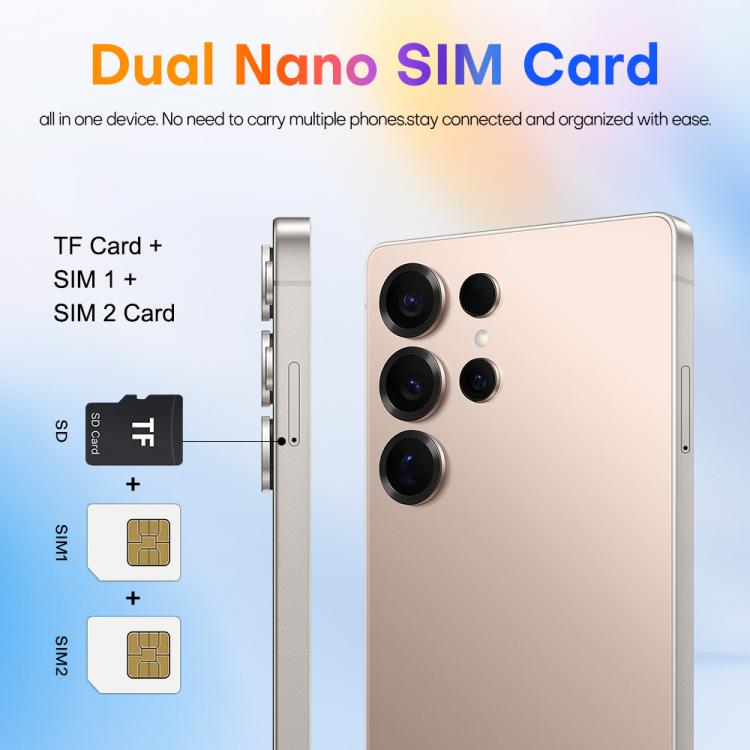 S25 Ultra / Q25, 4GB+64GB, 6.75 inch Android 12 MTK6762 Octa Core, Network: 4G, Dual SIM, with Stylus Pen, EU Plug, US Plug, UK Plug, AU Plug