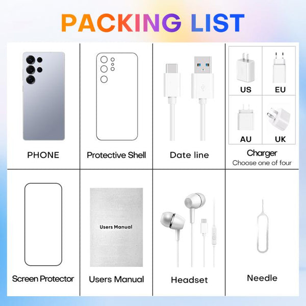 S25 Ultra / Q25, 4GB+64GB, 6.75 inch Android 12 MTK6762 Octa Core, Network: 4G, Dual SIM, with Stylus Pen, EU Plug, US Plug, UK Plug, AU Plug