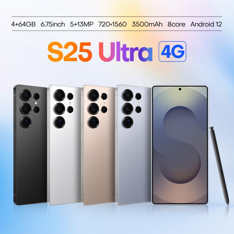 S25 Ultra / Q25, 4GB+64GB, 6.75 inch Android 12 MTK6762 Octa Core, Network: 4G, Dual SIM, with Stylus Pen, EU Plug, US Plug, UK Plug, AU Plug