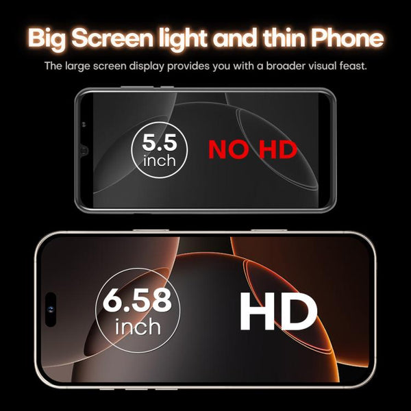 I16 Pro Max / PDQ6, 4GB+64GB, 6.58 inch Android 10 MTK6739 Quad Core, Network: 4G, Dual SIM, EU Plug, US Plug, UK Plug, AU Plug