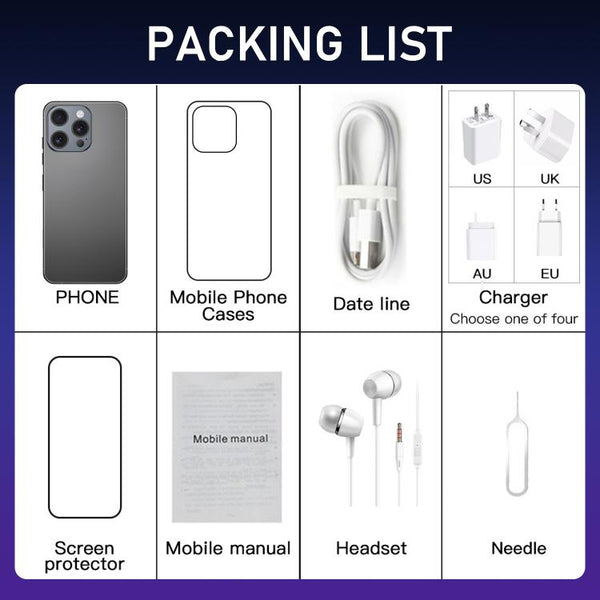 I16 Pro Max / RAi3, 3GB+64GB, 6.56 inch Android 10 MTK6739 Quad Core, Network: 4G, Dual SIM, EU Plug, US Plug, UK Plug, AU Plug