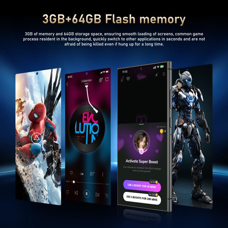 C24 Pro / S3-3, 3GB+64GB, 6.56 inch Android 10 MTK6739 Quad Core, Network: 4G, Dual SIM, AU Plug